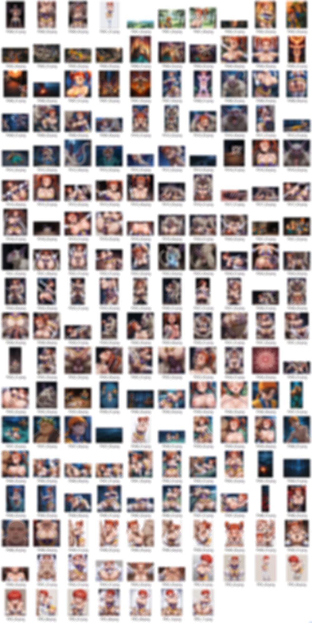 森と洞窟と魔物と囚われし女魔道士 - サンプル画像 10