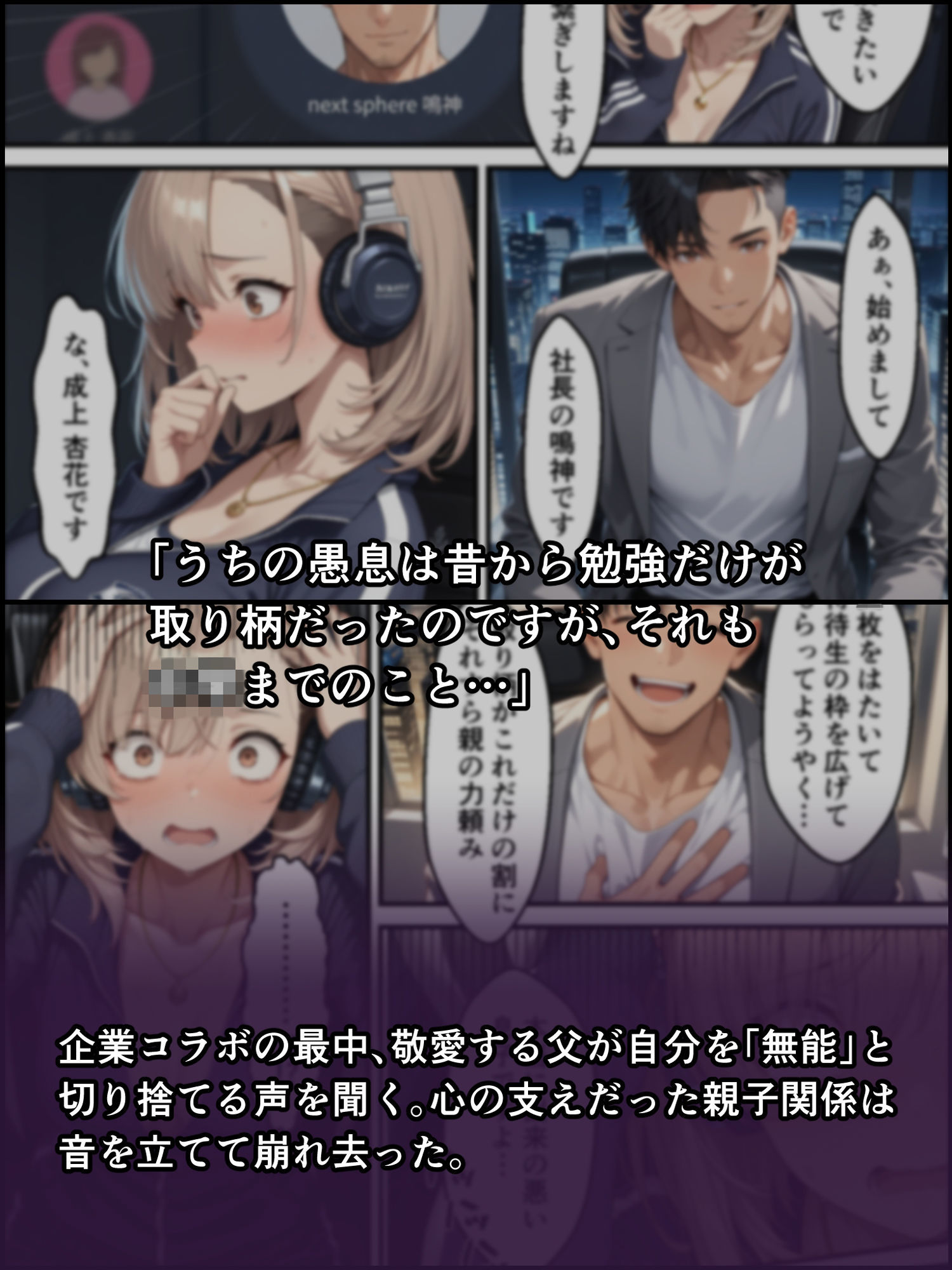 蝕宴のコラプティオ  淫魔の呪いで美少女に変えられた高慢な特待生が、清楚系ビッチな淫魔Vアイドルに堕ちるまでの2週間 - サンプル画像 6