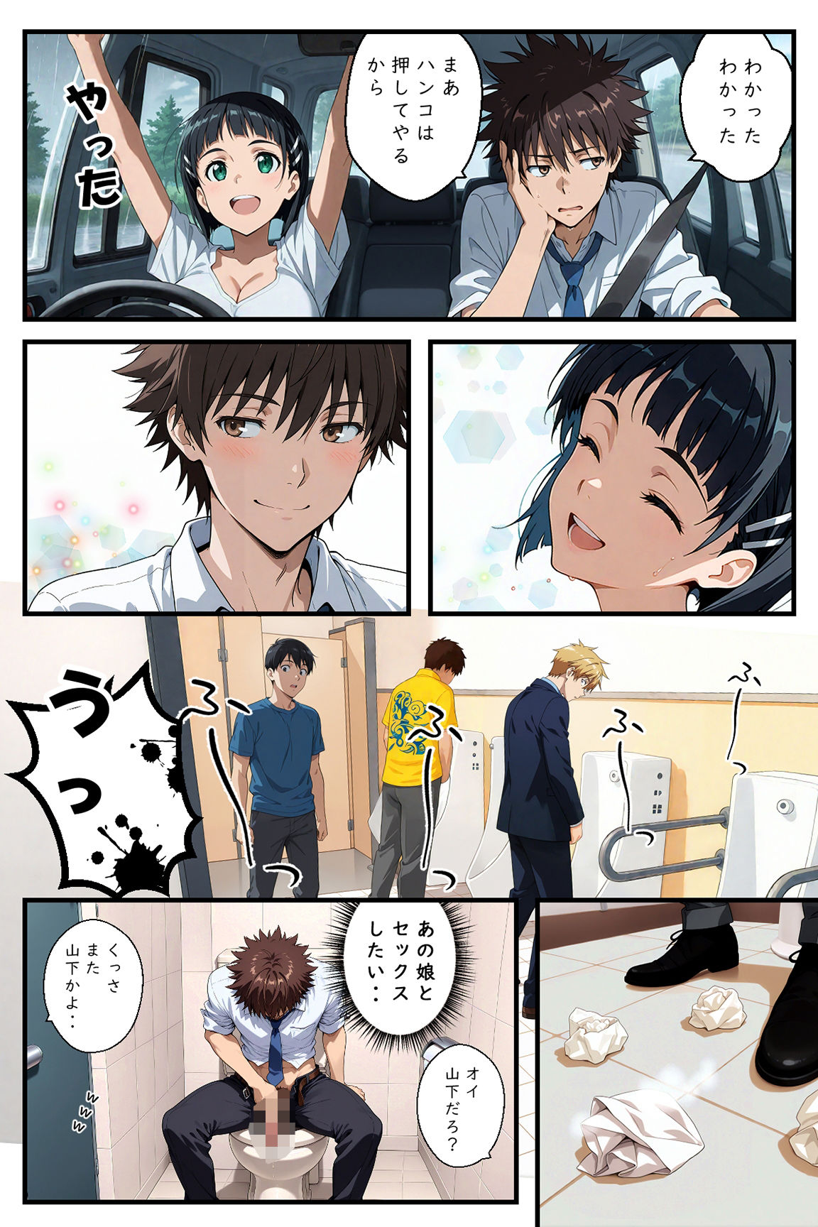 美少女ゲーマーが合宿免許でわからされる話2 前編 - サンプル画像 2