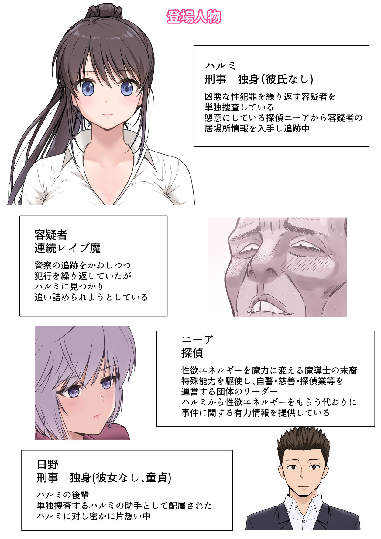 刑事ハルミ  ハードリメイク（上巻） - サンプル画像 1