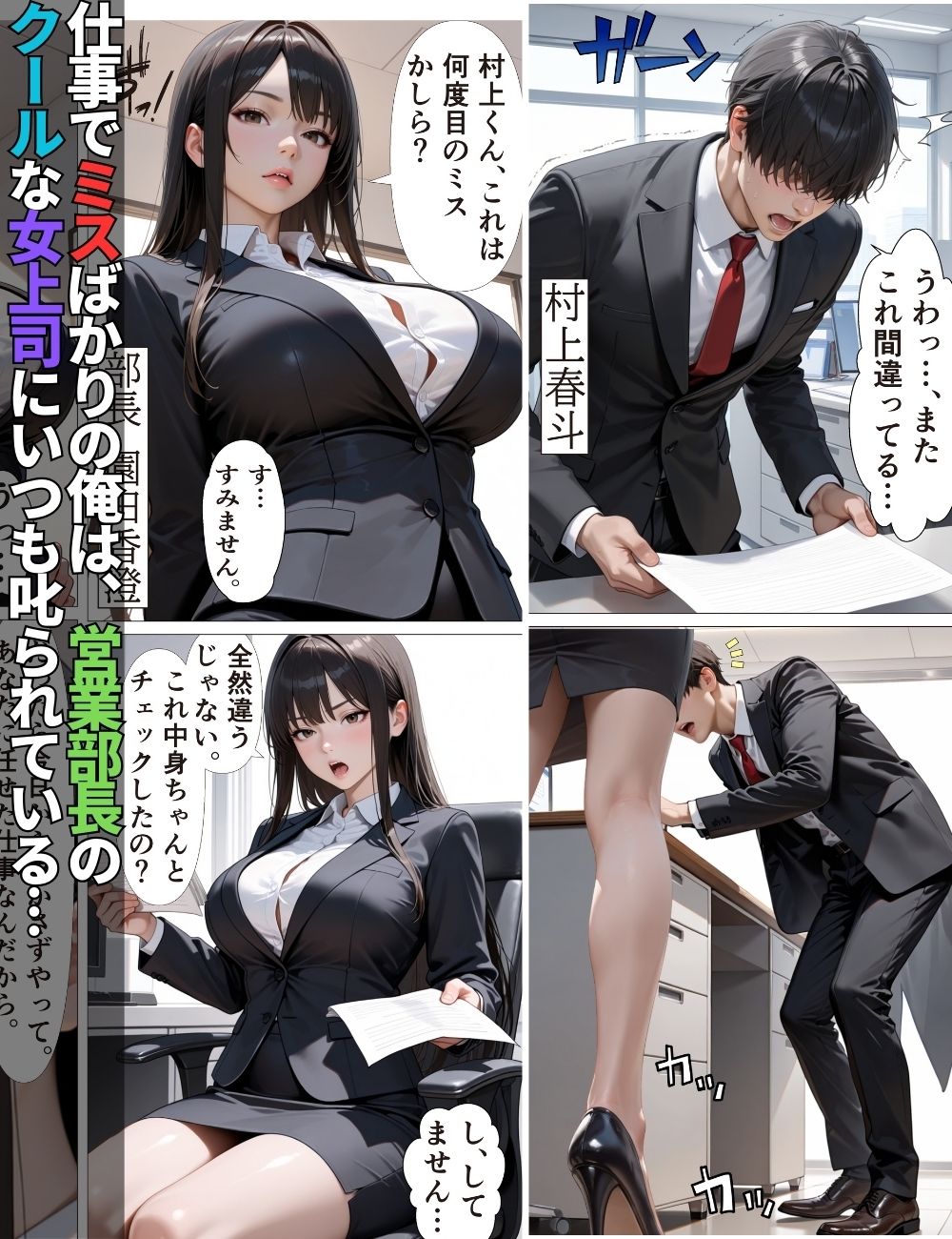 デキる女上司はダメ部下な俺には優しい〜出張で禁断のチン堕ちした話〜【漫画】【ツンデレ】【中出し】【種付けプレス】 - サンプル画像 1
