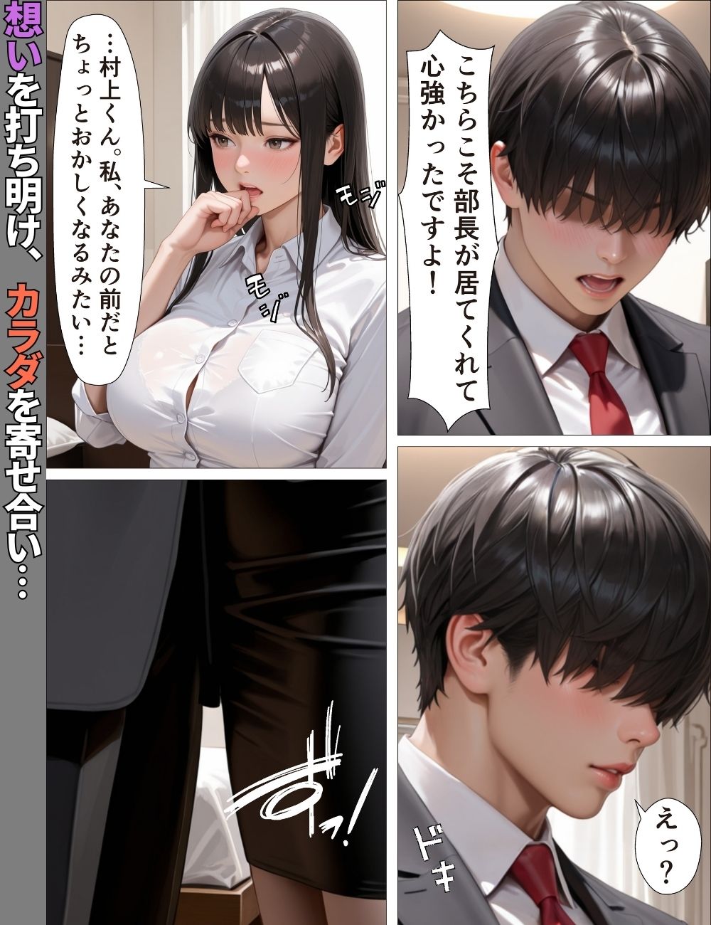 デキる女上司はダメ部下な俺には優しい〜出張で禁断のチン堕ちした話〜【漫画】【ツンデレ】【中出し】【種付けプレス】 - サンプル画像 7