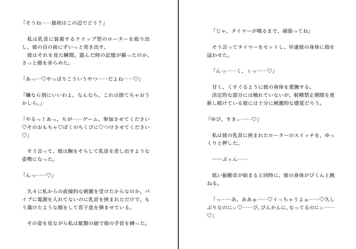 飼い犬系彼氏と喧嘩して仲直りする〜射精する権利を奪ってくださいと懇願する彼の望みが健気すぎたので射精できない彼をたくさんいじめてあげようと思います〜 - サンプル画像 6