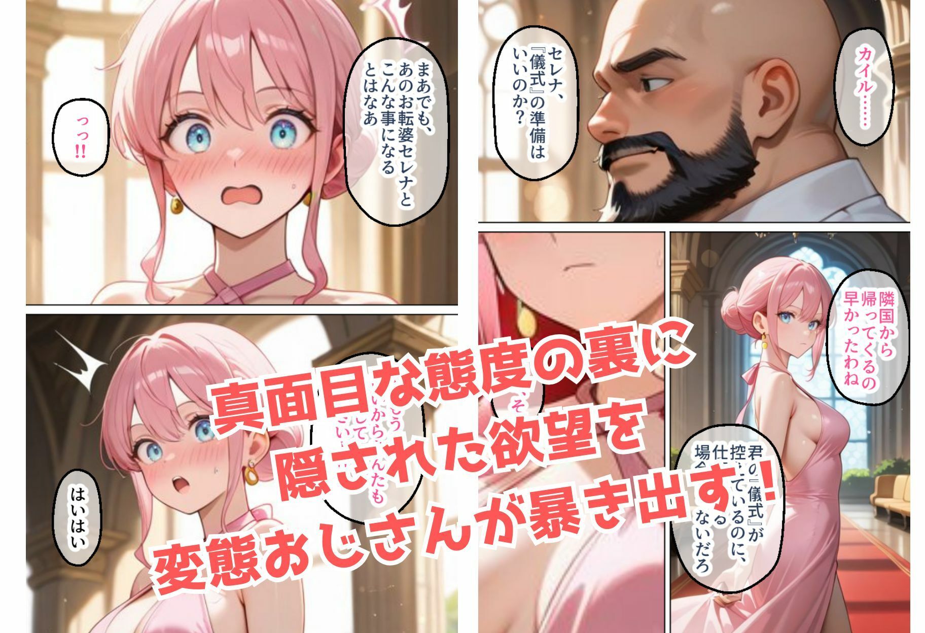 神聖な王国のお姫様がチン棒に服従した件 - サンプル画像 2