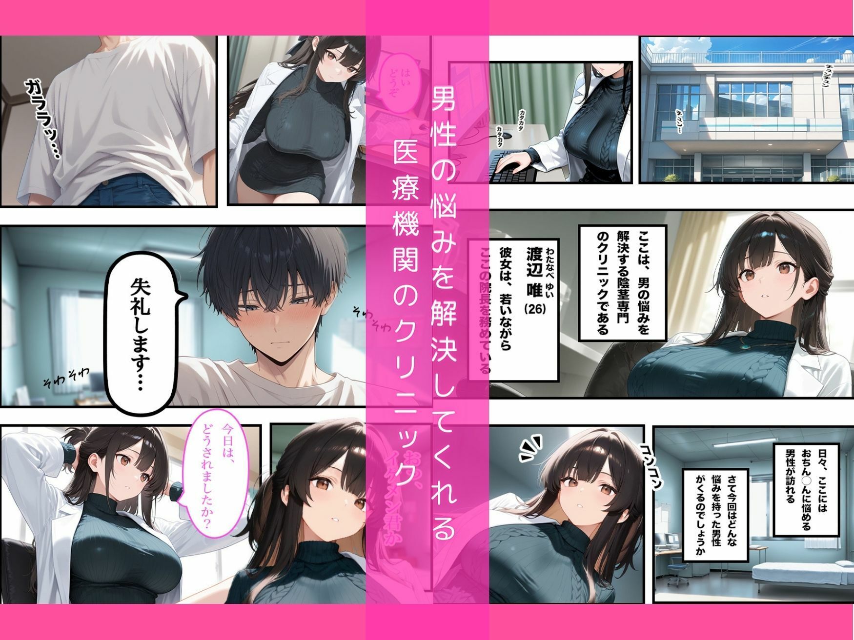 チ◯コの悩みなら当院におまかせください - サンプル画像 1