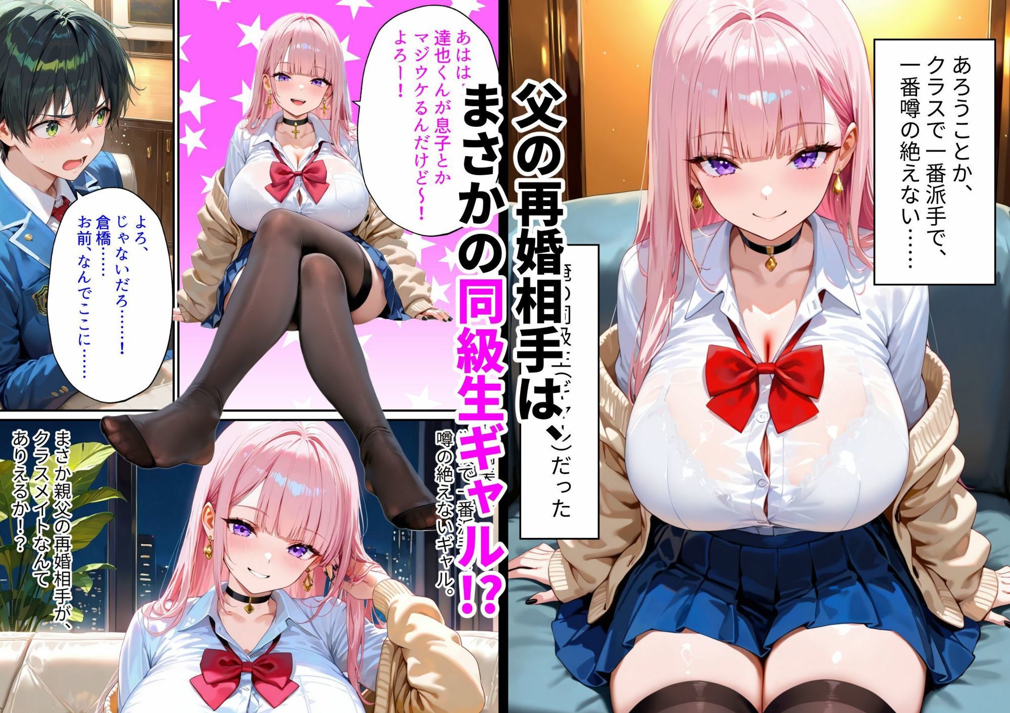 父の再婚相手は同級生のギャルでした。〜留守中の家で「孫作り」をねだる若すぎる義母〜 - サンプル画像 1