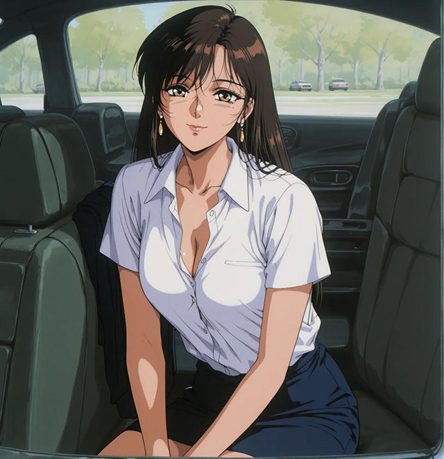 人妻OLと朝からカーセックス - サンプル画像 10