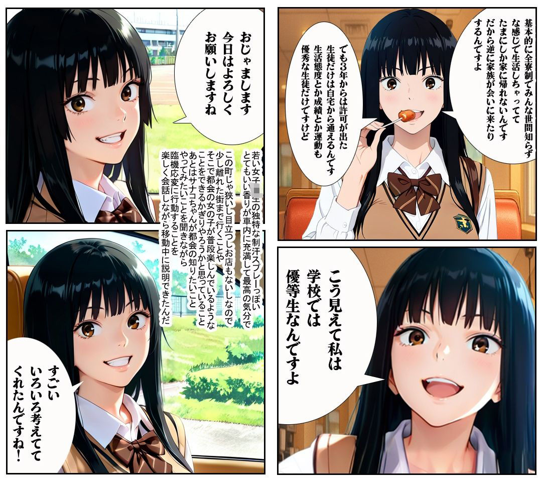 【汚パンツ女学園】田舎で育った素朴な生徒達は下着を洗わないのが普通だった話 第1話 - サンプル画像 2