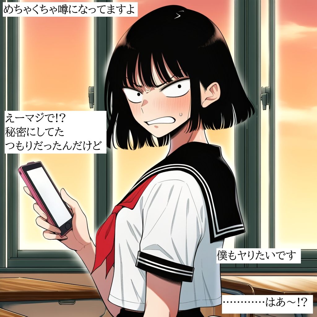 有名インフルエンサーJKがヤリマンビッチだったので、ビッチマ〇コに都合良く無責任中出しさせてもらう話 - サンプル画像 4