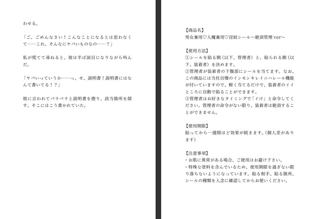 不法侵入したインキュバスから魔法のエログッズを貰ったので射精禁止した身体を弄んだあと強●射精させまくる話 - サンプル画像 8