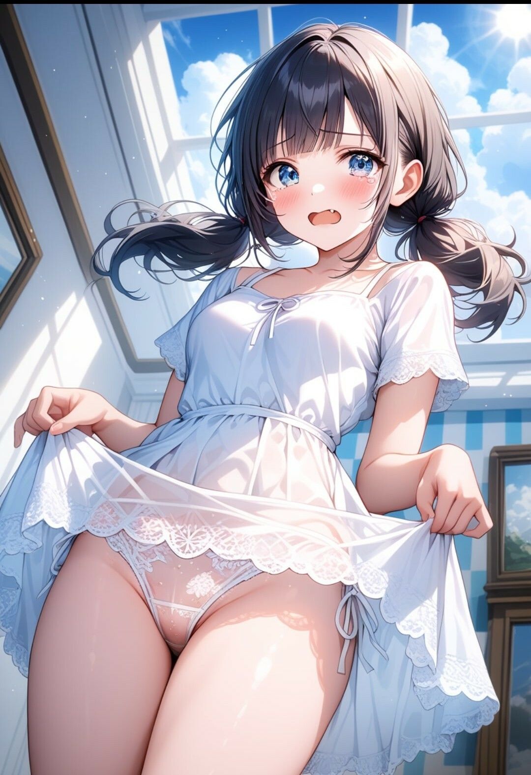 彼女の犯●れているところ見ていたい  深夜の裏学園祭で輪●されて - サンプル画像 1