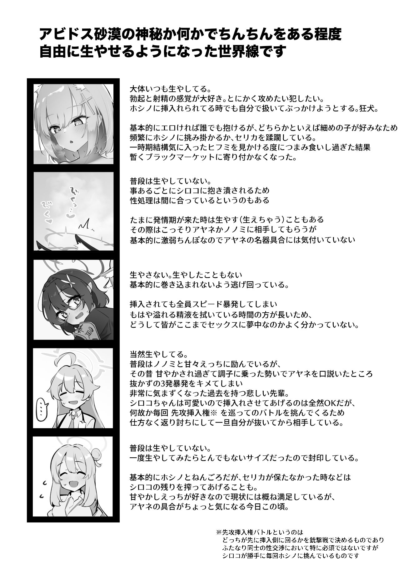 ふたなりアビドス えっち◯ぽ - サンプル画像 4