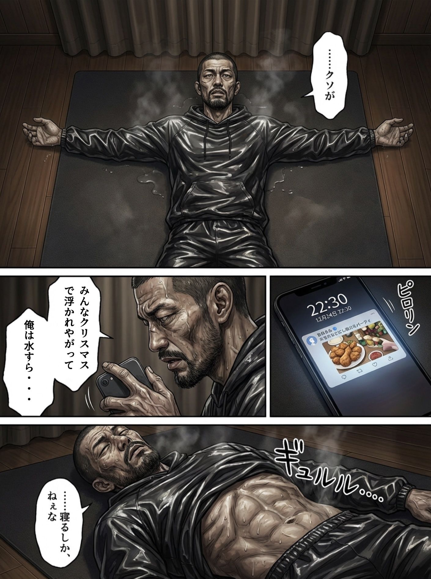 飯テロサンタと飢獣先輩 - サンプル画像 3