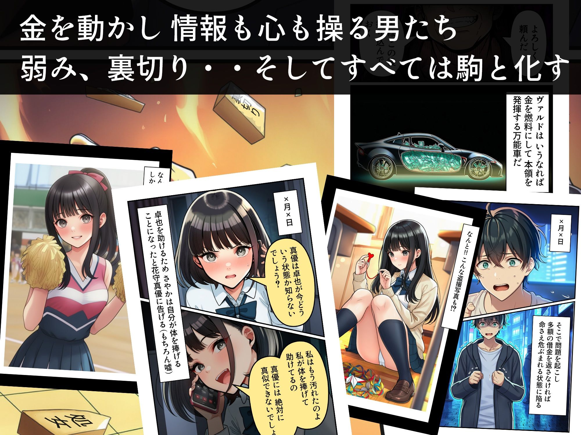 学園の花を追い詰めろ！〜純潔を奪われ/彼氏の前でも〜 - サンプル画像 4