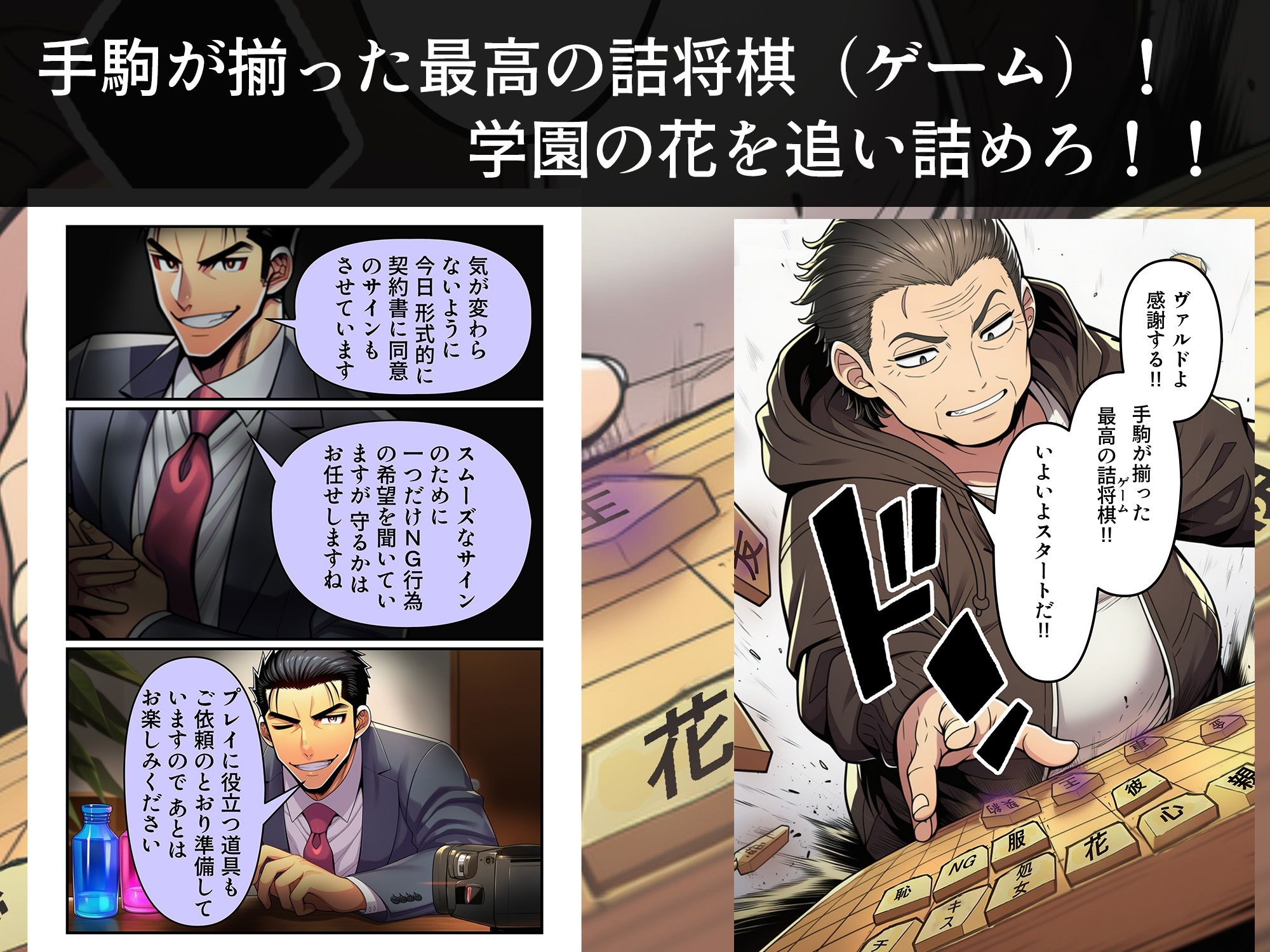 学園の花を追い詰めろ！〜純潔を奪われ/彼氏の前でも〜 - サンプル画像 5