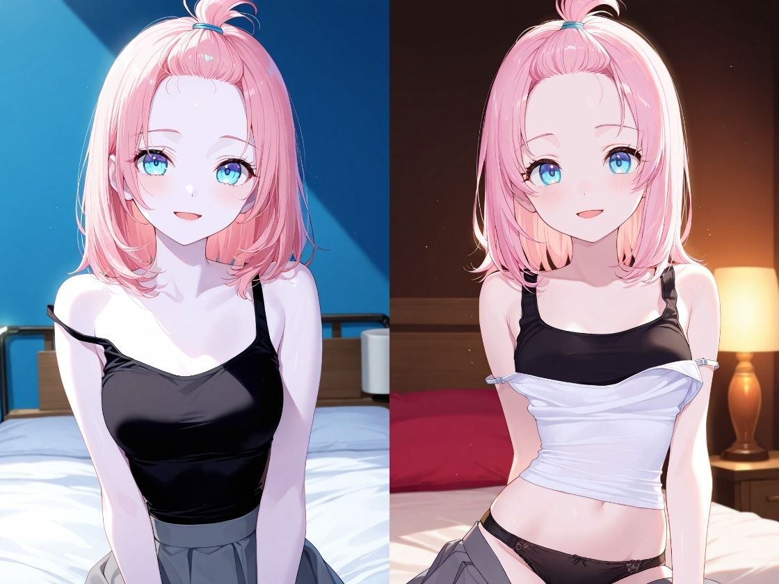 甘え上手な年下 桃香、夜に豹変 - サンプル画像 1