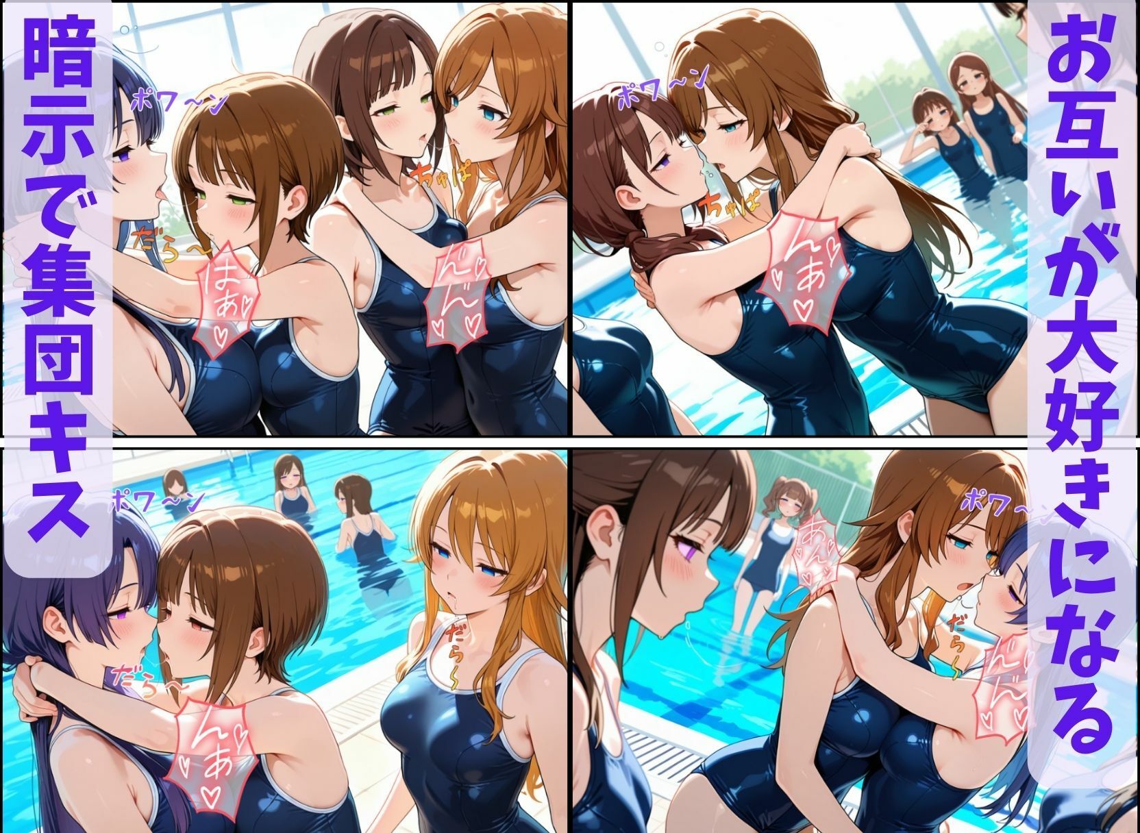 集団催● 〜スク水JKは催●洗脳され性奴●になる〜 - サンプル画像 3