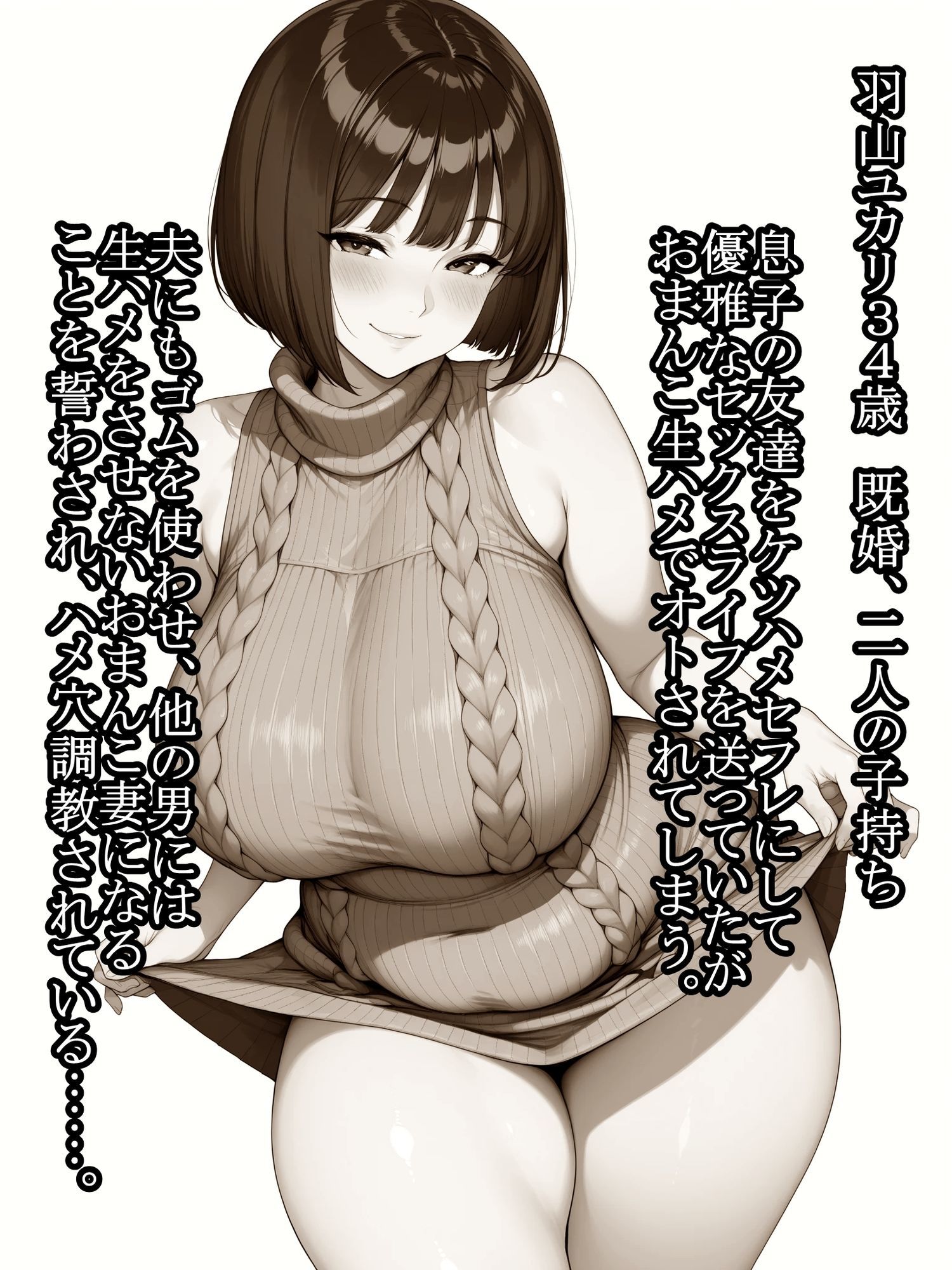 どスケベ人妻バニーユカリさん  ショタちんぽオナホ穴調教 - サンプル画像 1