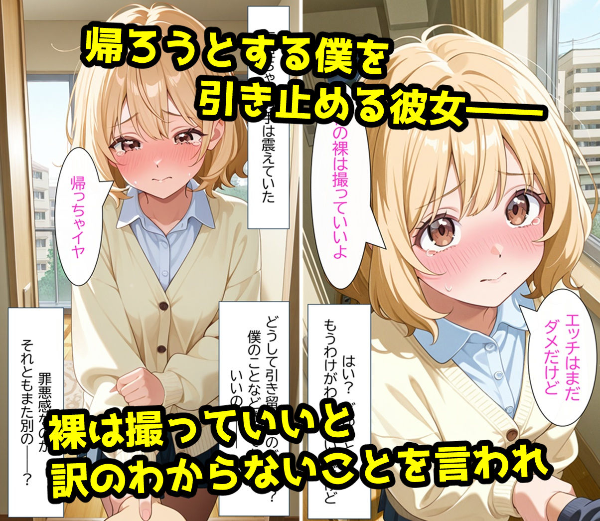 無防備すぎる同級生に、理性が追いつかなかった話 第2話「見せるだけ、のはずだったのに」 - サンプル画像 5