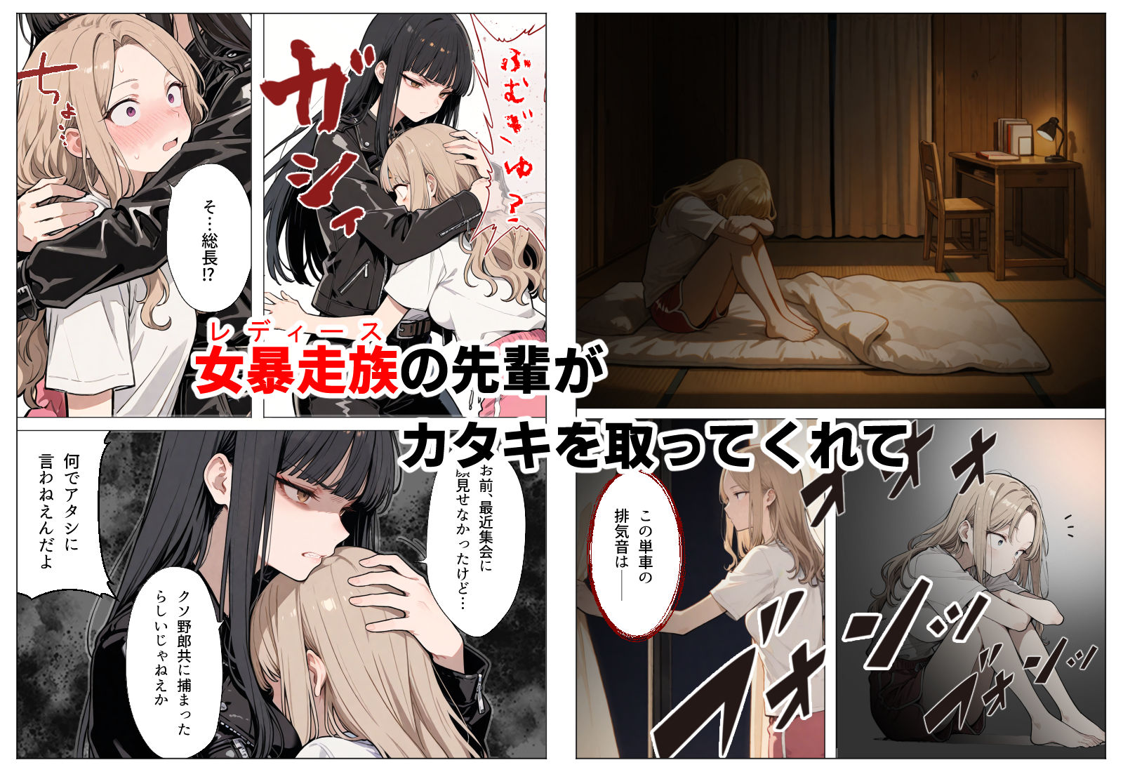 輪●されたあと、医者に追姦される女暴走族 - サンプル画像 5