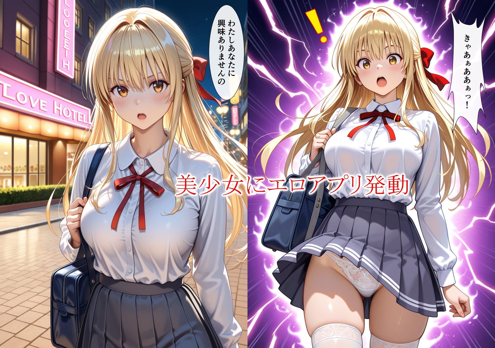 無料エロアプリ金髪美少女監禁調教プレイ - サンプル画像 1