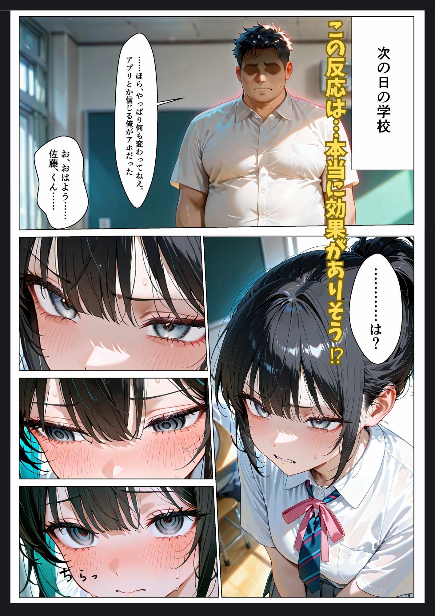 催●アプリをかけられて嫌いな陰キャに溢れるほど中出しされた話 - サンプル画像 3