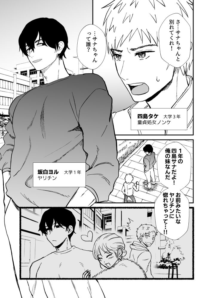 生意気ノンケが年下ヤリチンの絶倫巨根で調教されて完全敗北する話 - サンプル画像 1