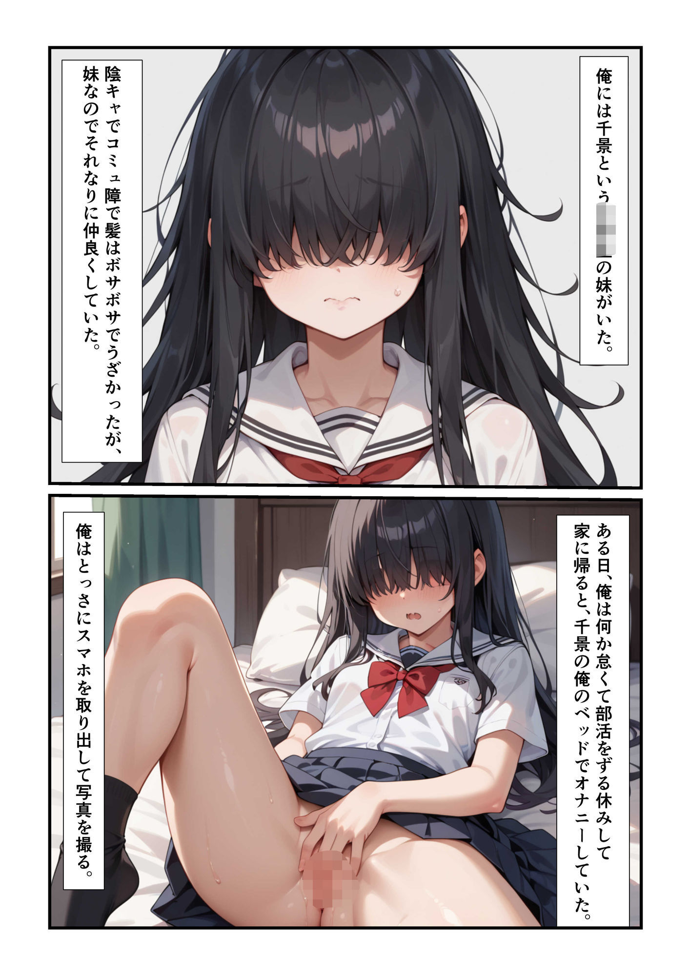 陰キャの妹とセックスしたら最高だった話。 - サンプル画像 2