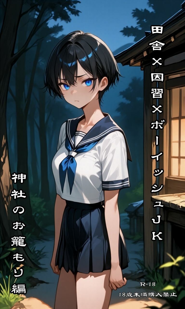 田舎×因習×ボーイッシュJK  神社のお籠り編 - サンプル画像 1