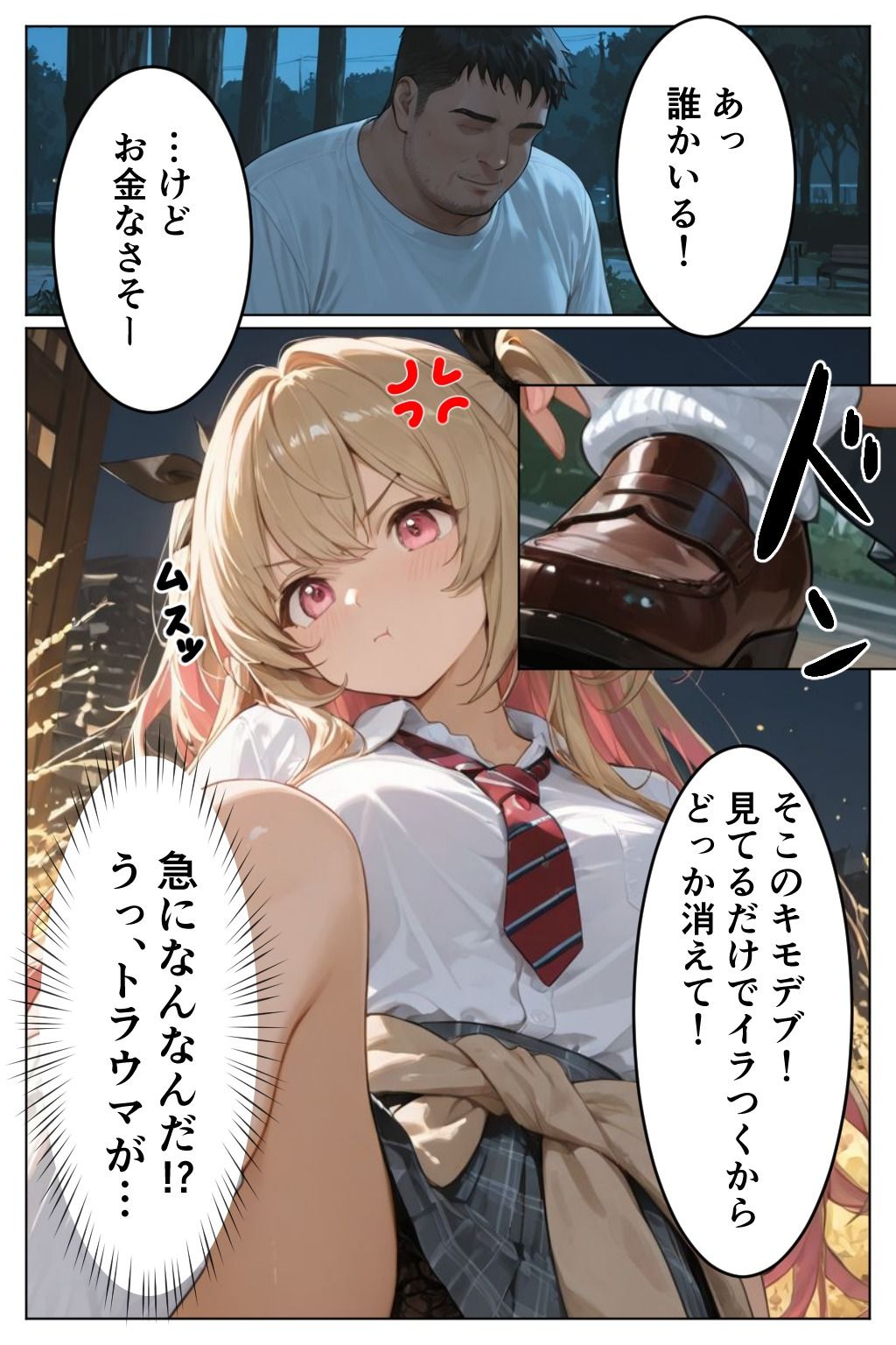 童貞警備員の媚薬チンポでナマイキ女子校生快楽堕ち - サンプル画像 6