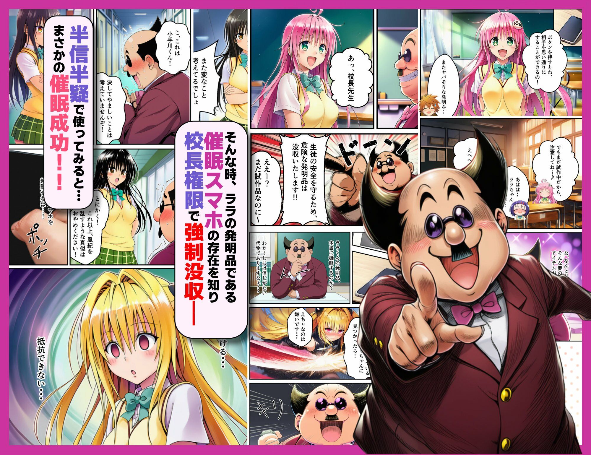 【T〇 Loveる】催●スマホで女子生徒を妊娠させてみた - サンプル画像 2