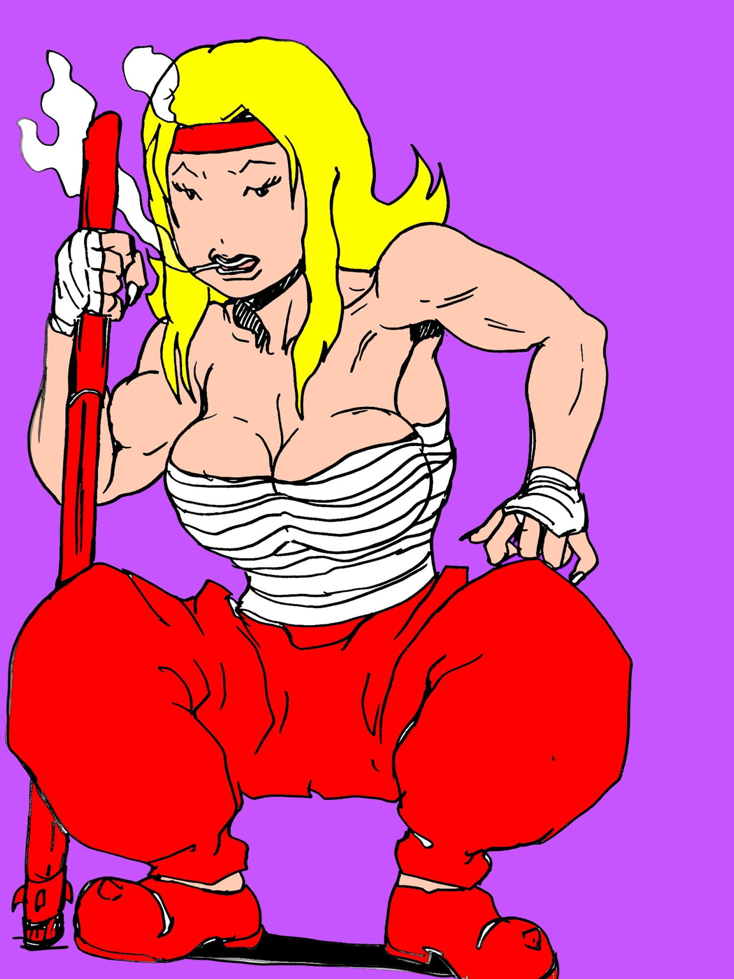 コスプレ接待ヤンママ - サンプル画像 1