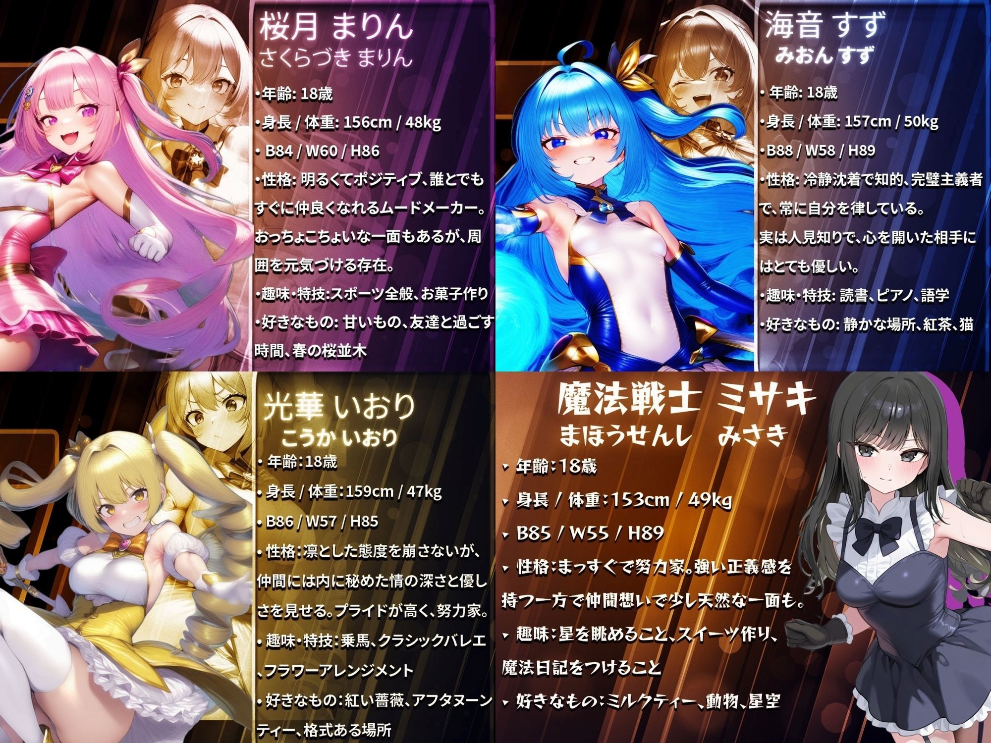 NaruMinix2025年華聖麗姫スイートフラワーズ・魔法戦士ミサキ総集編 - サンプル画像 5