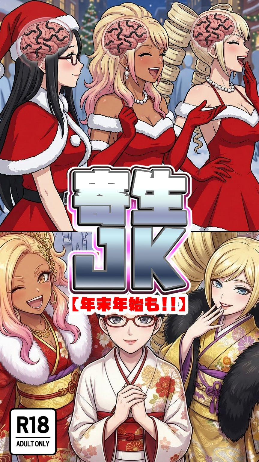 年末年始も寄生系JK！ - サンプル画像 4