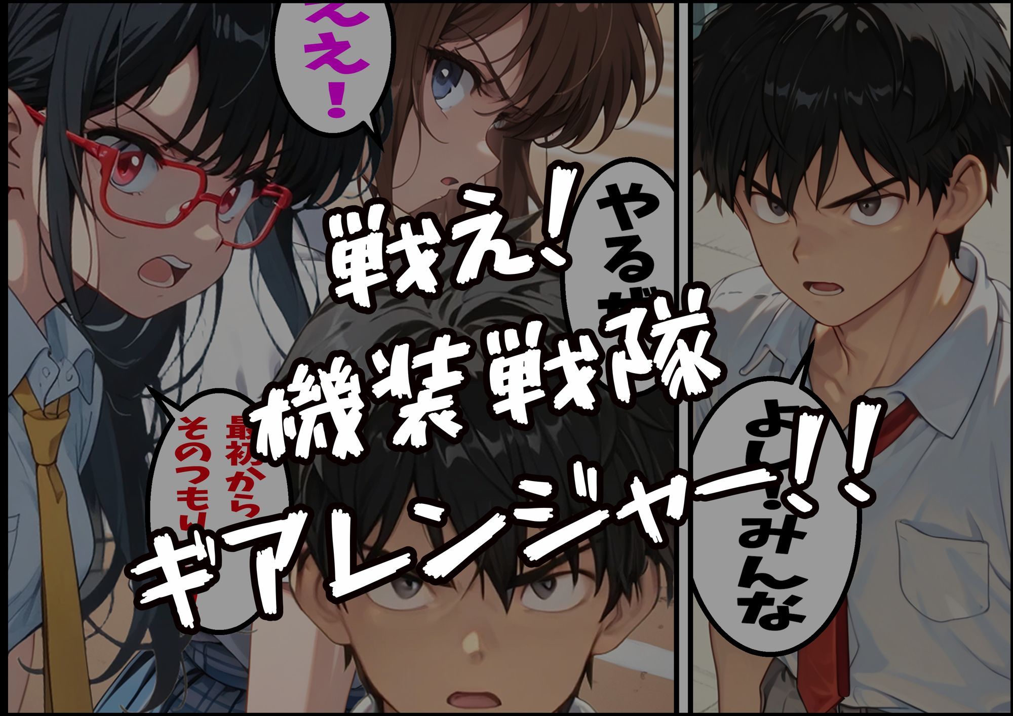 機装戦隊ギアレンジャー 第一話 戦隊ヒロインドキドキの初H？ - サンプル画像 5