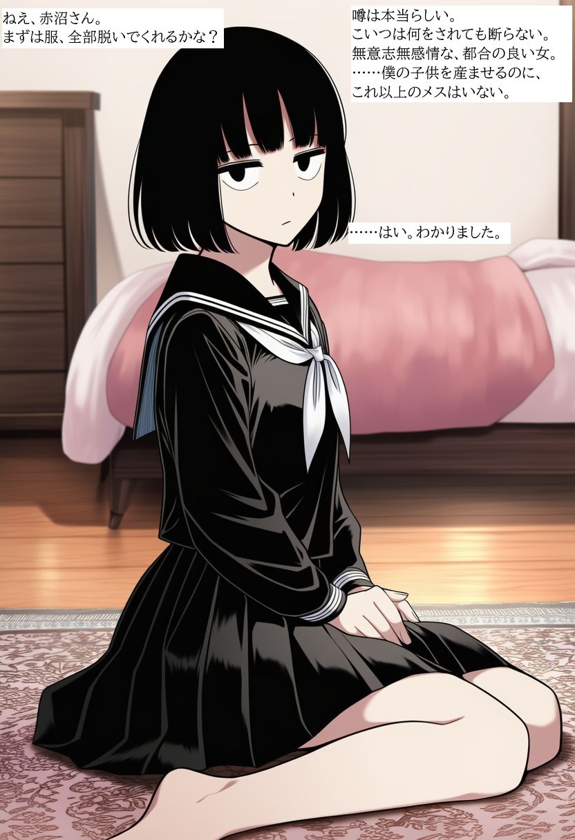 無表情・無感情な同級生に無責任中出ししまくって孕ませてみた。 - サンプル画像 3