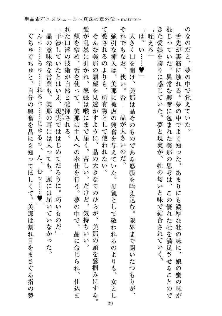 聖晶希石エスフェール〜真珠の章外伝〜matrix〜 - サンプル画像 3