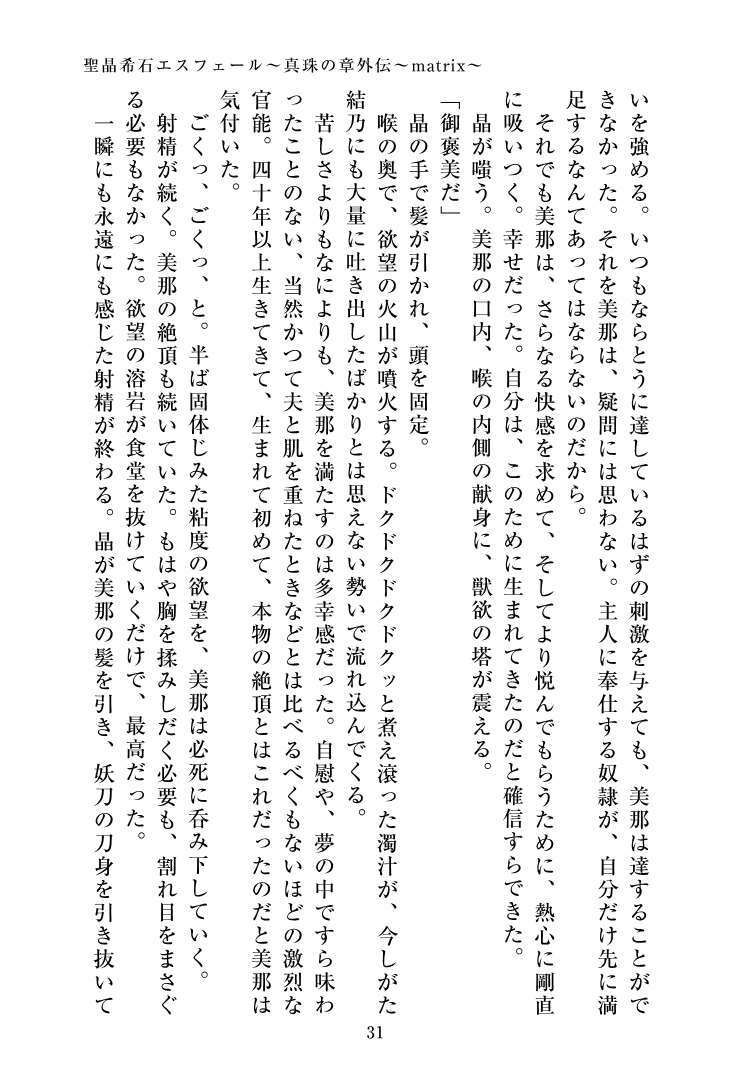 聖晶希石エスフェール〜真珠の章外伝〜matrix〜 - サンプル画像 5