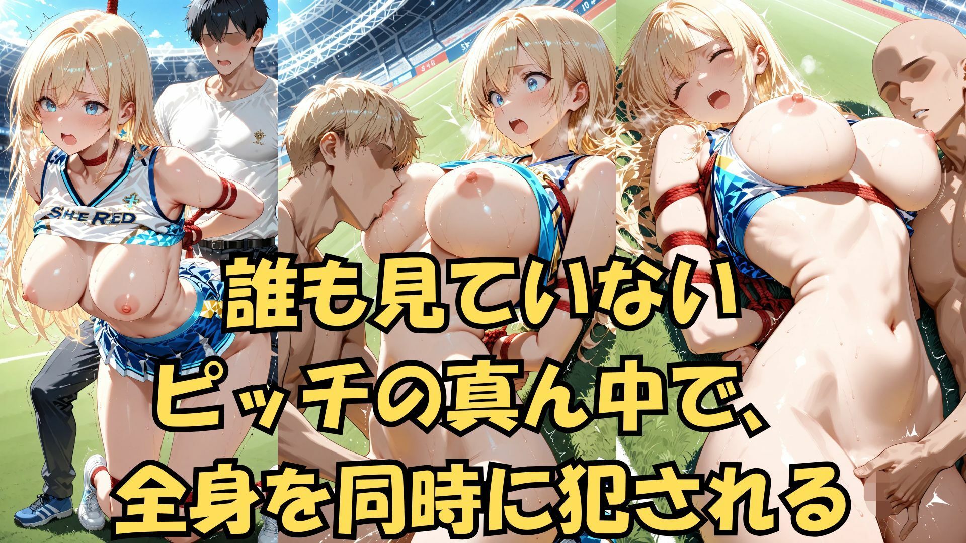 緊縛チア 嫉妬の代償に全てを晒して - サンプル画像 4