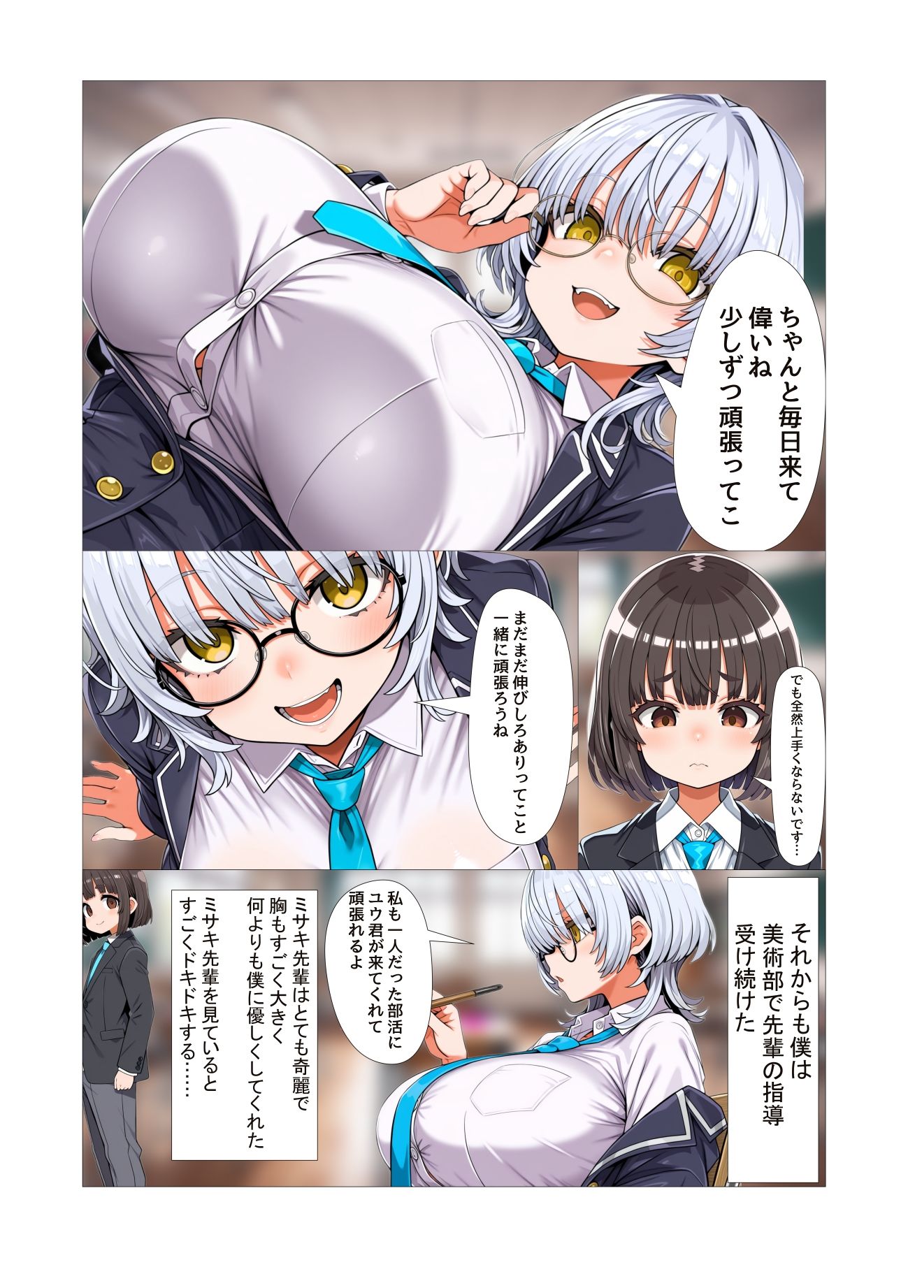 先輩と僕の秘密の特訓 - サンプル画像 1