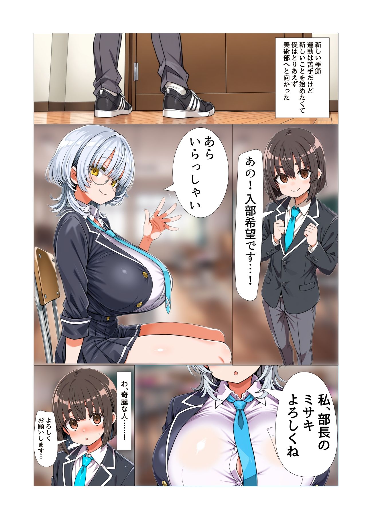 先輩と僕の秘密の特訓 - サンプル画像 3