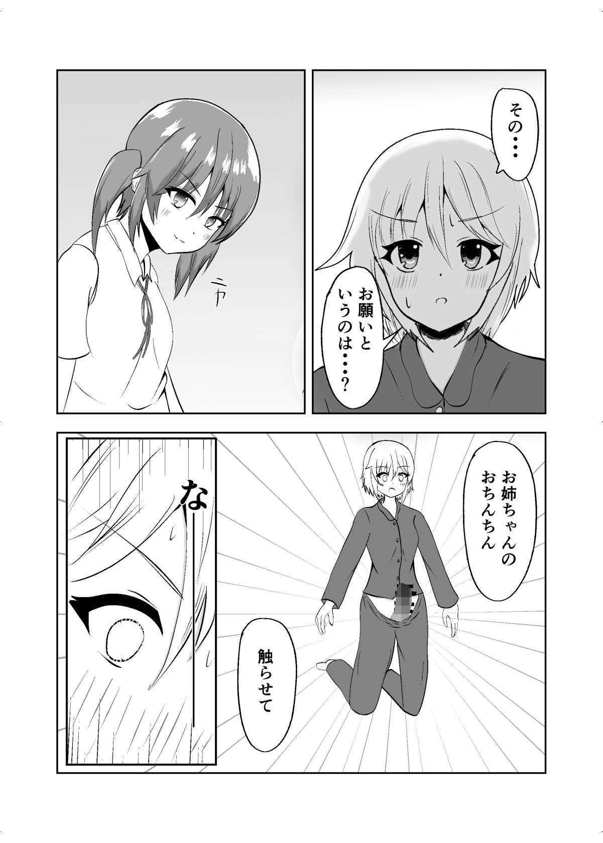 お姉ちゃんにおちんちんが生えちゃった！？ - サンプル画像 3