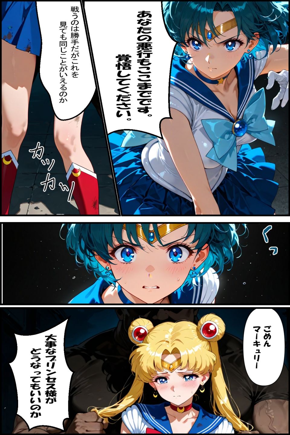 セーラー戦士敗北 〜私がかわりになります〜 - サンプル画像 3