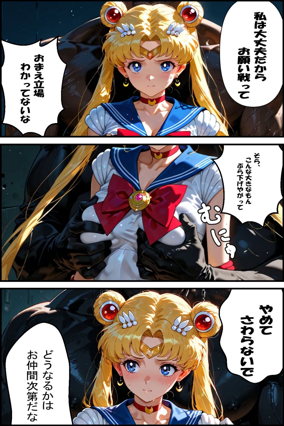 セーラー戦士敗北 〜私がかわりになります〜 - サンプル画像 4