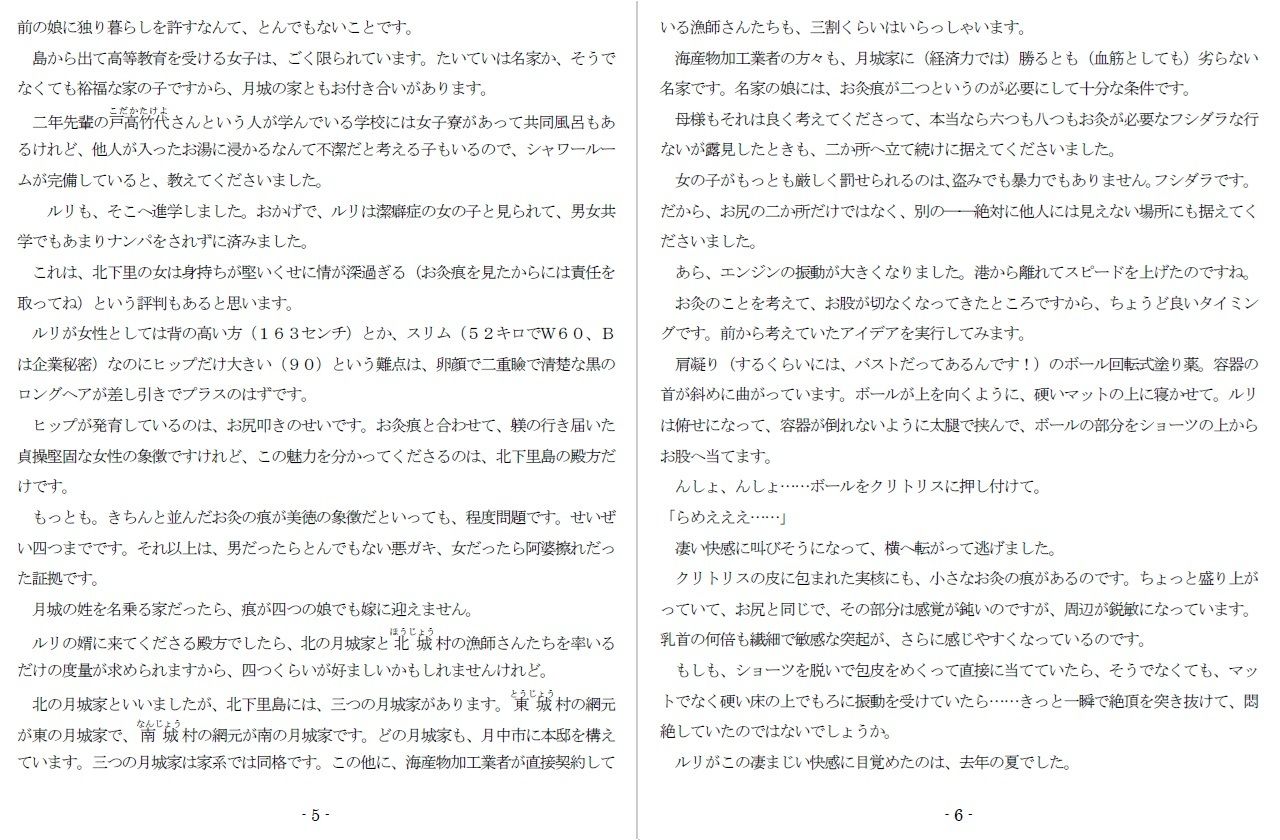 鞭とお灸と晒し刑 - サンプル画像 3