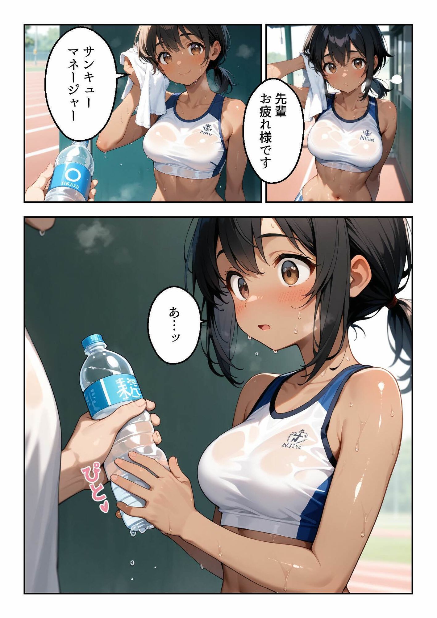 セックスしないと死ぬ（嘘）。〜陸上部エースの先輩、猛暑の密室で熱暴走〜 - サンプル画像 2