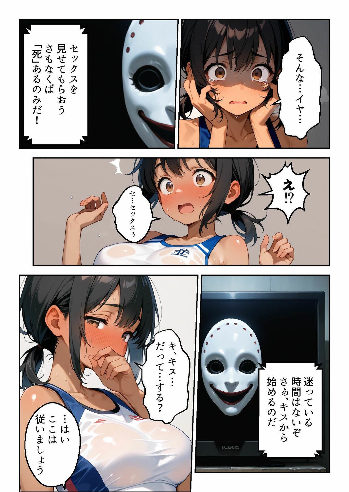 セックスしないと死ぬ（嘘）。〜陸上部エースの先輩、猛暑の密室で熱暴走〜 - サンプル画像 3