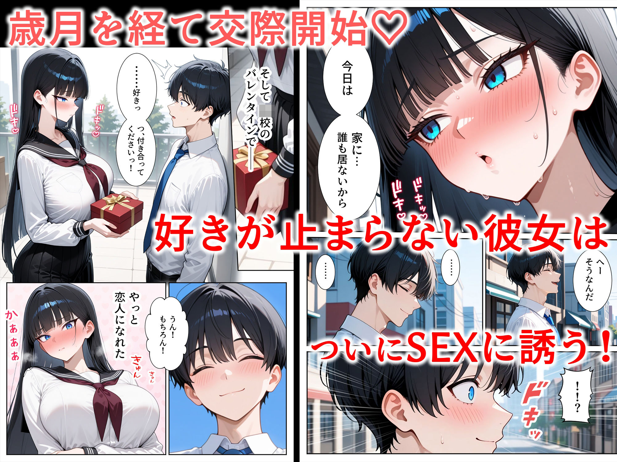 口下手なJ◯彼女の発情セックス - サンプル画像 3