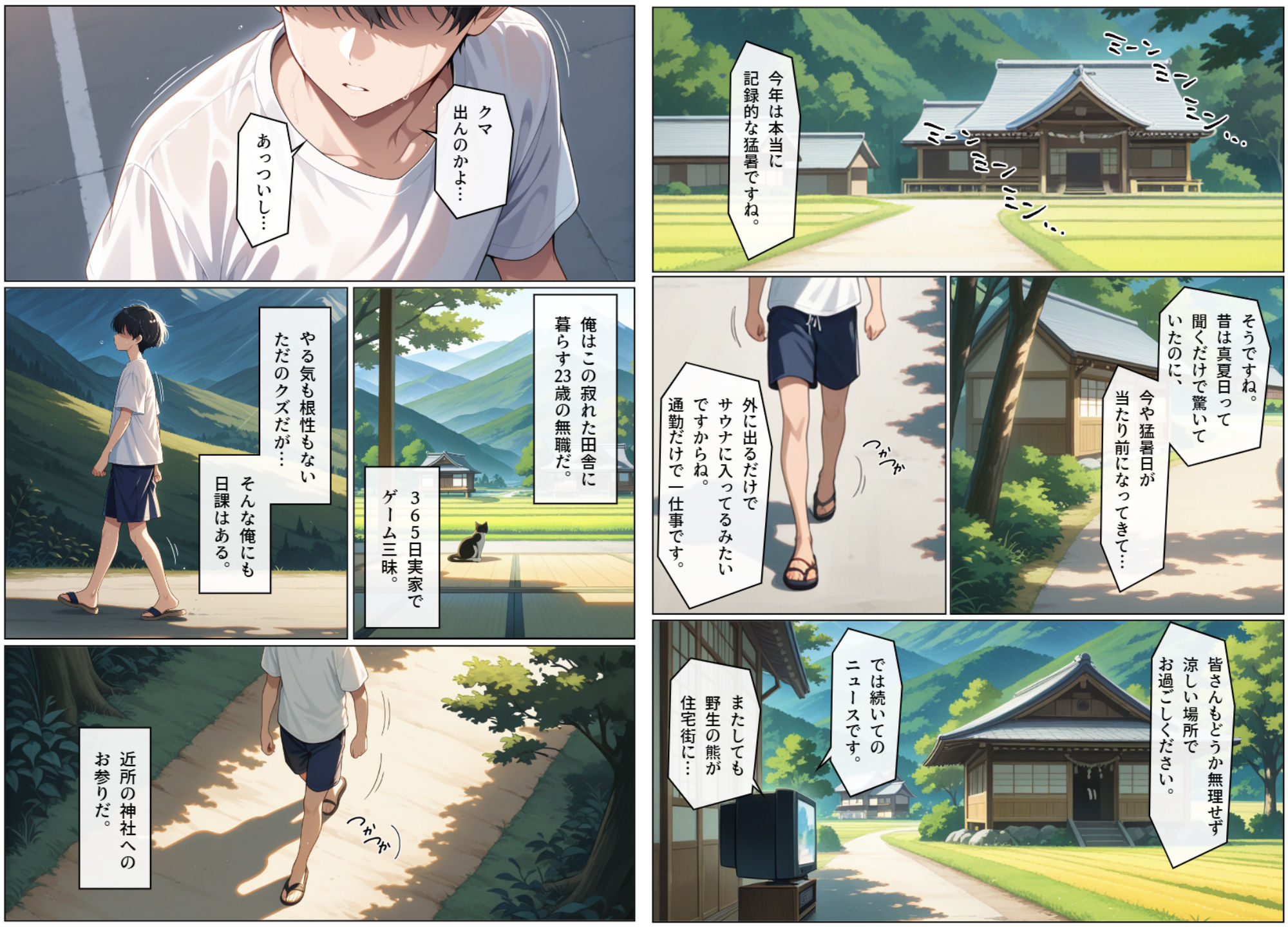 淫夏（いんか）―灼けつく季節に理性は溶けてゆく― - サンプル画像 1
