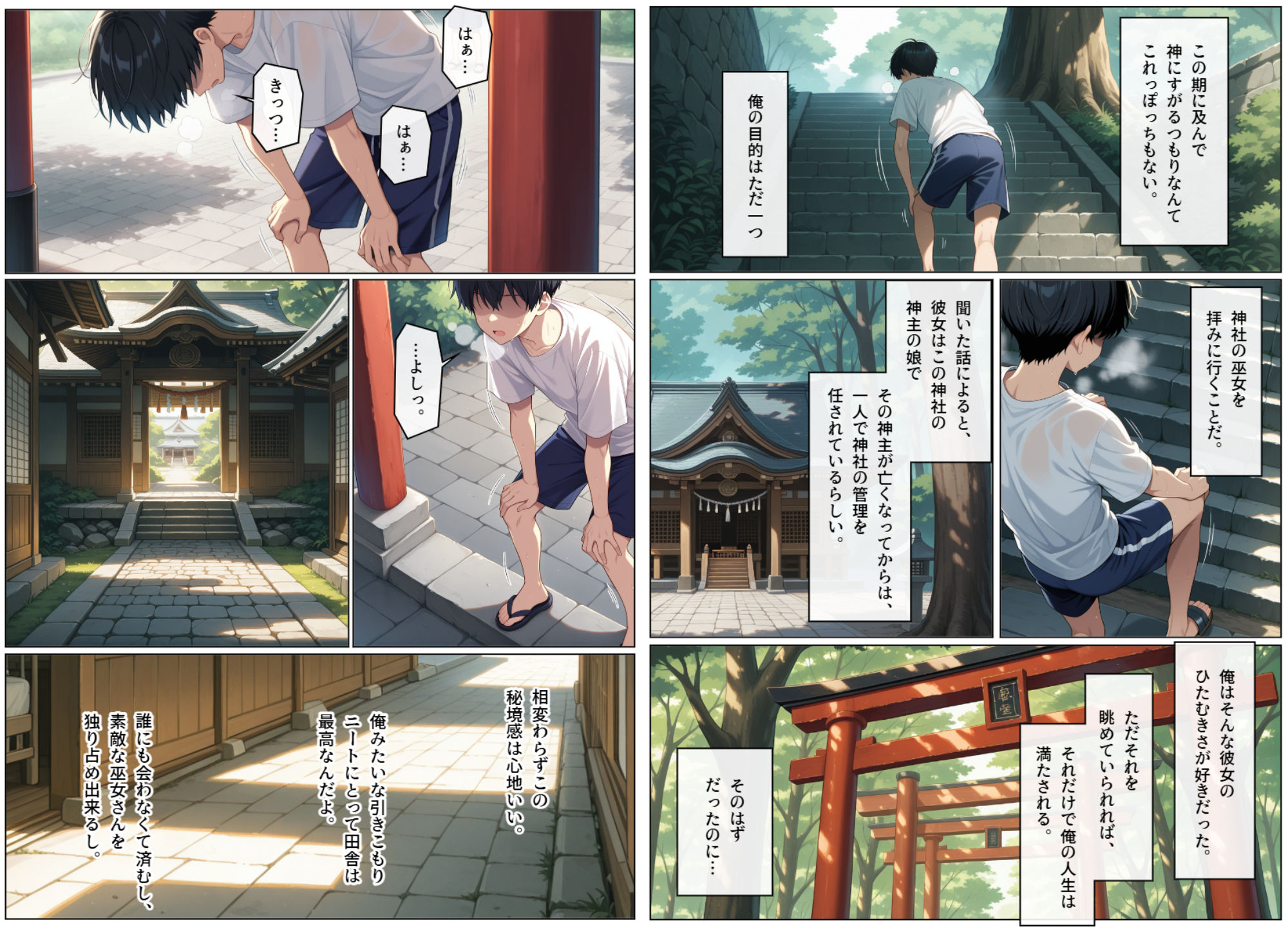 淫夏（いんか）―灼けつく季節に理性は溶けてゆく― - サンプル画像 2